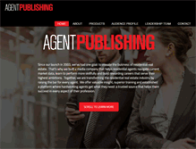 Tablet Screenshot of agentpublishing.com